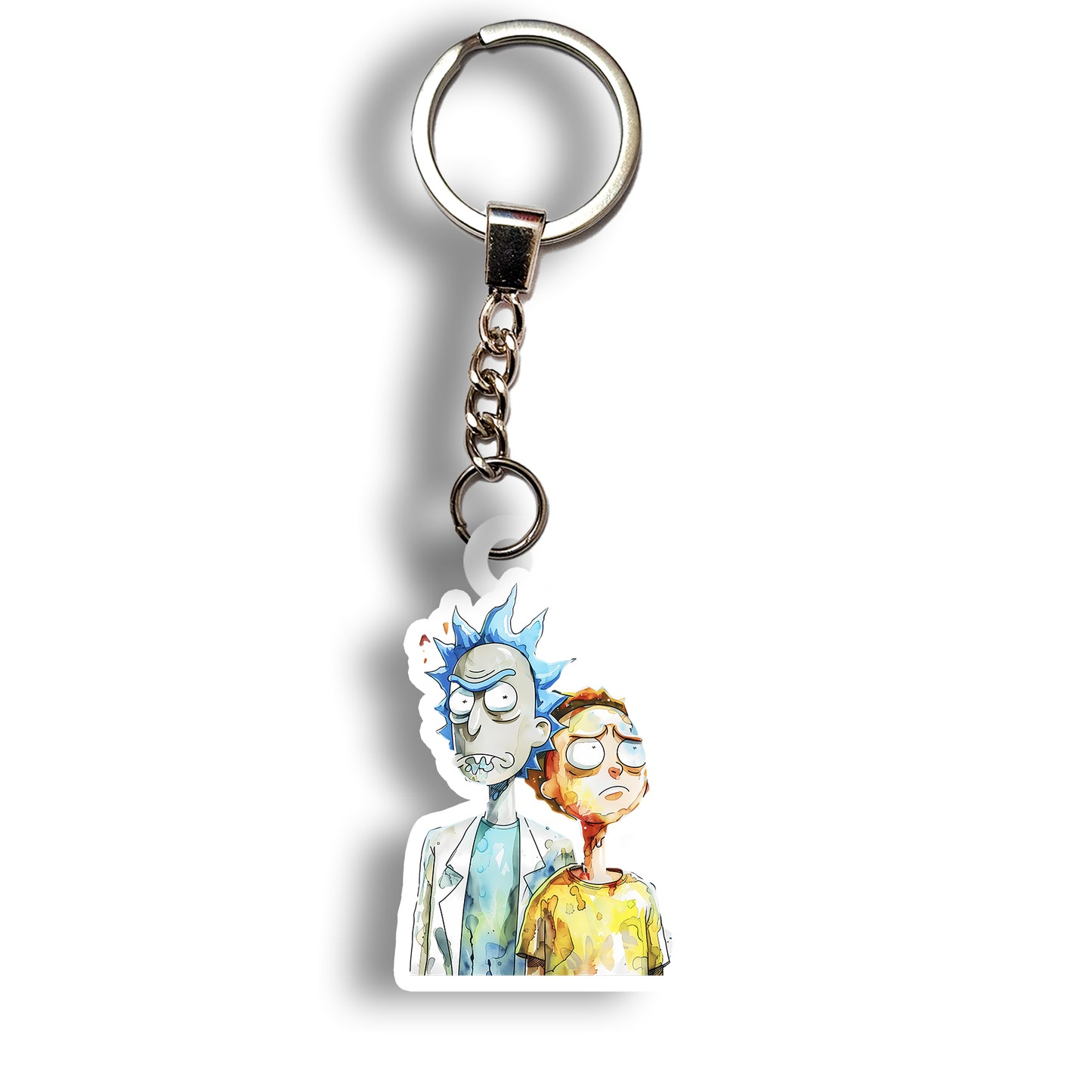 Rick & Morty keychain