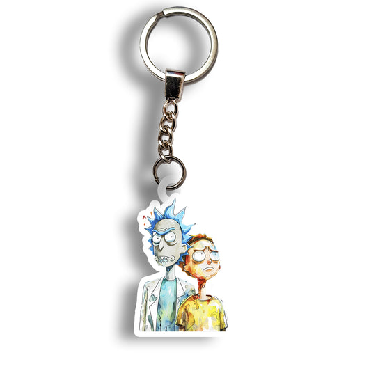 Rick & Morty keychain