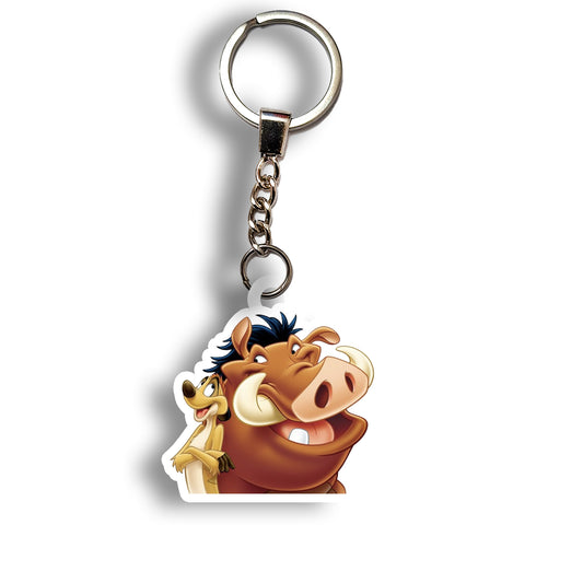 Timon & Pumbaa keychain