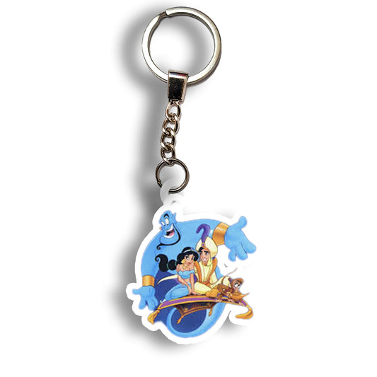 Aladdin, Jasmine, Genie & Abu keychain
