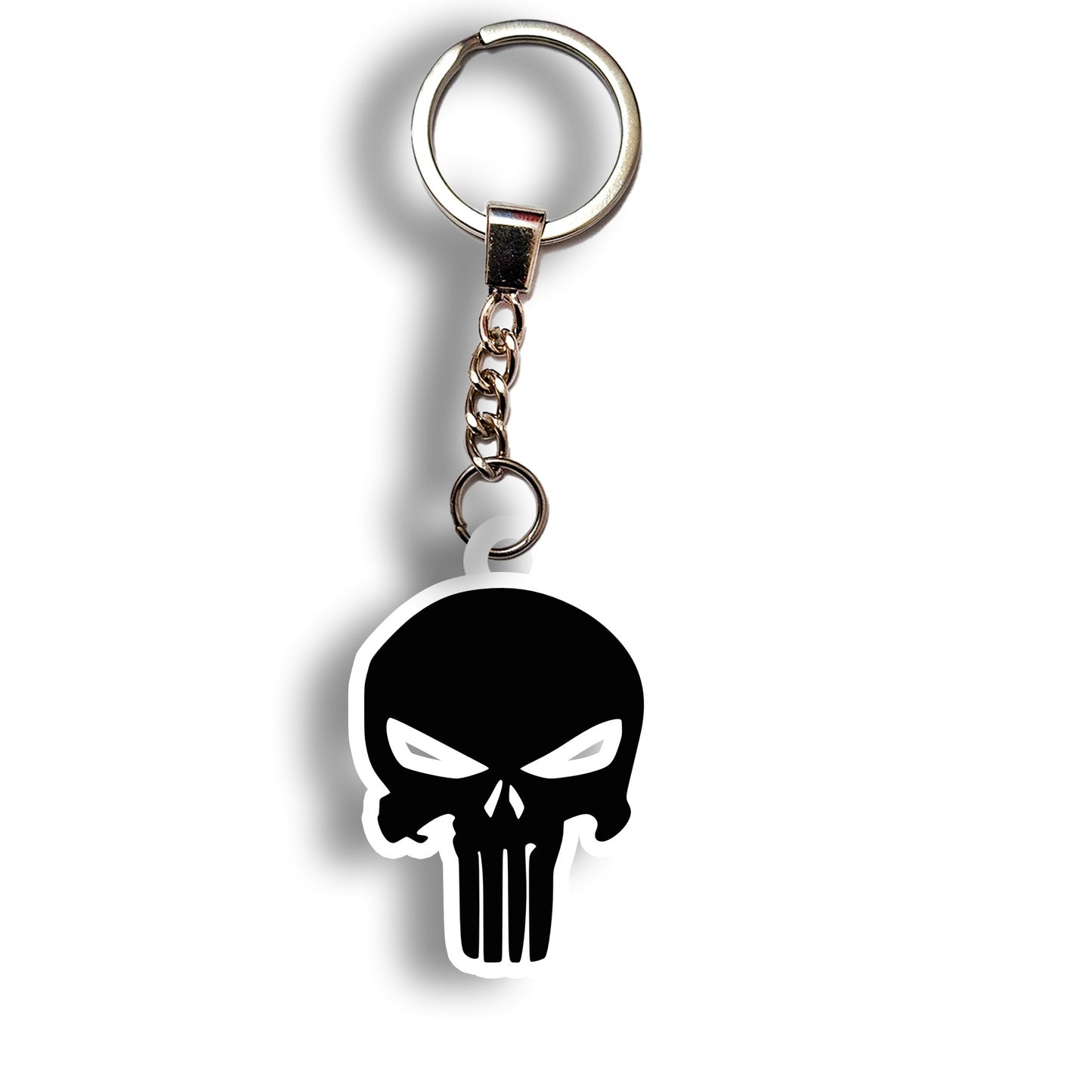 Punisher Symbol keychain