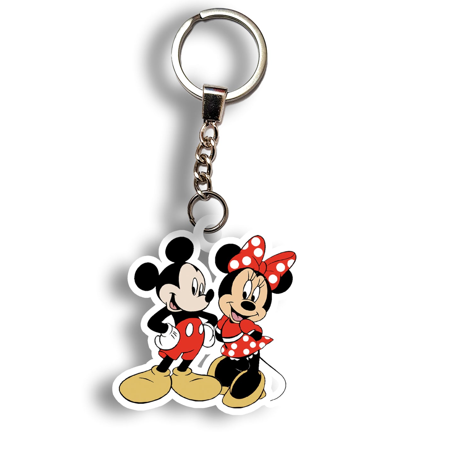 Mickey & Minnie keychain