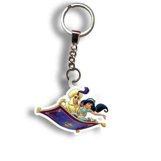 Prince Aladdin & Jasmine keychain