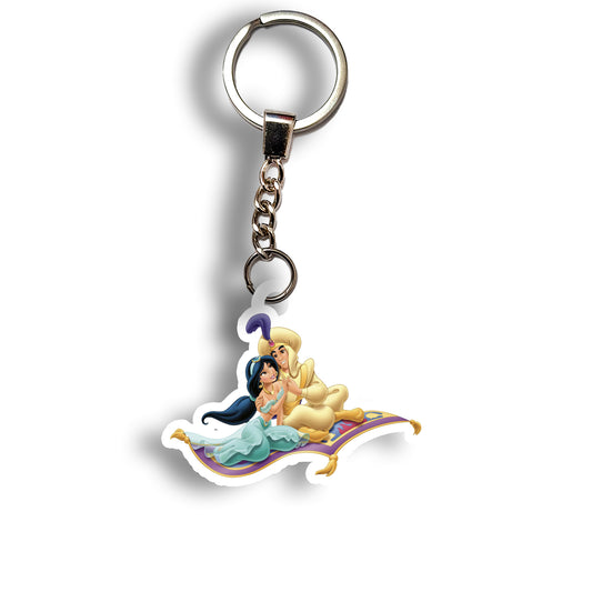 Prince Aladdin & Jasmine keychain 2