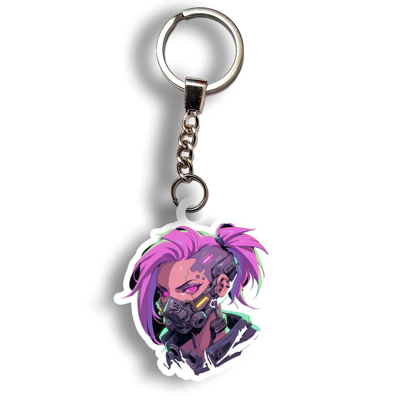 Cyberpunk 2077 keychain 01
