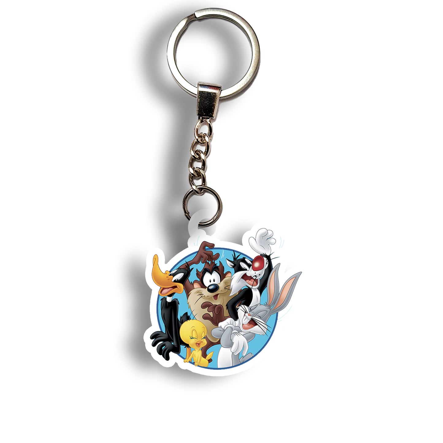Bugs Bunny, Taz, Tweety, Sylvester & Daffy keychain