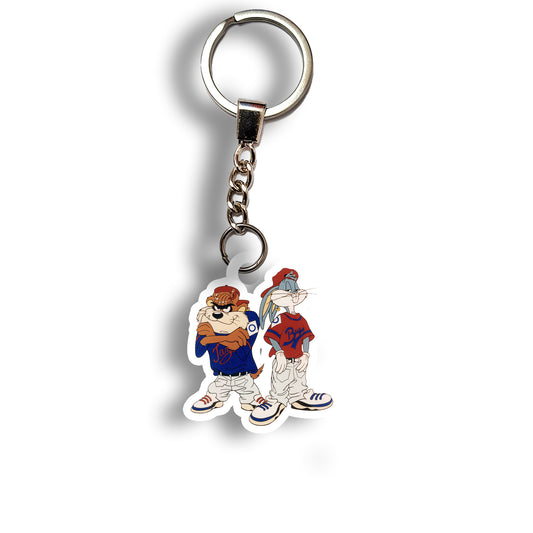 Taz & Bugs Bunny keychain