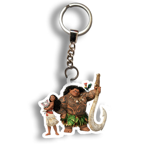 Moana & Maui keychain