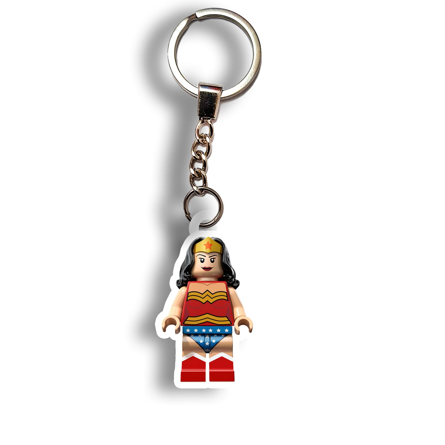 Wonder Woman LEGO keychain