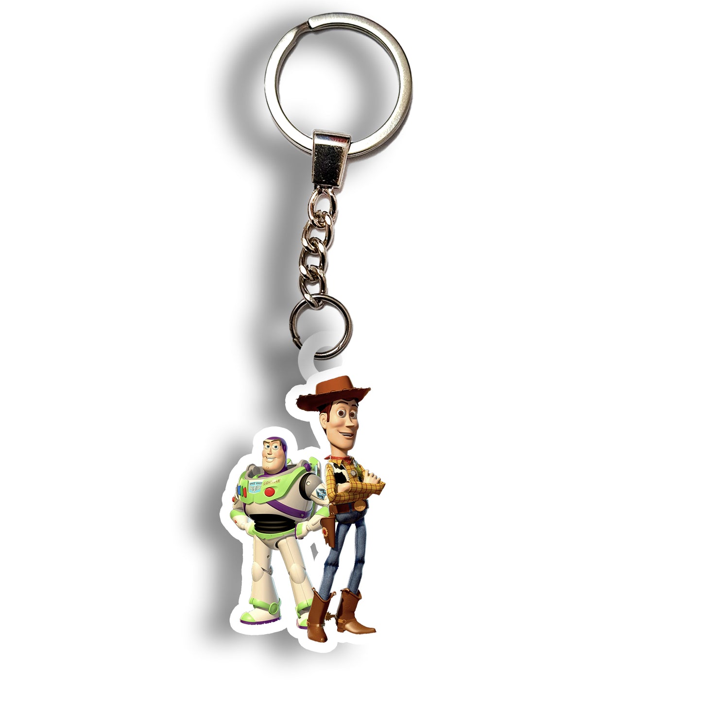 Andy & Buzz keychain