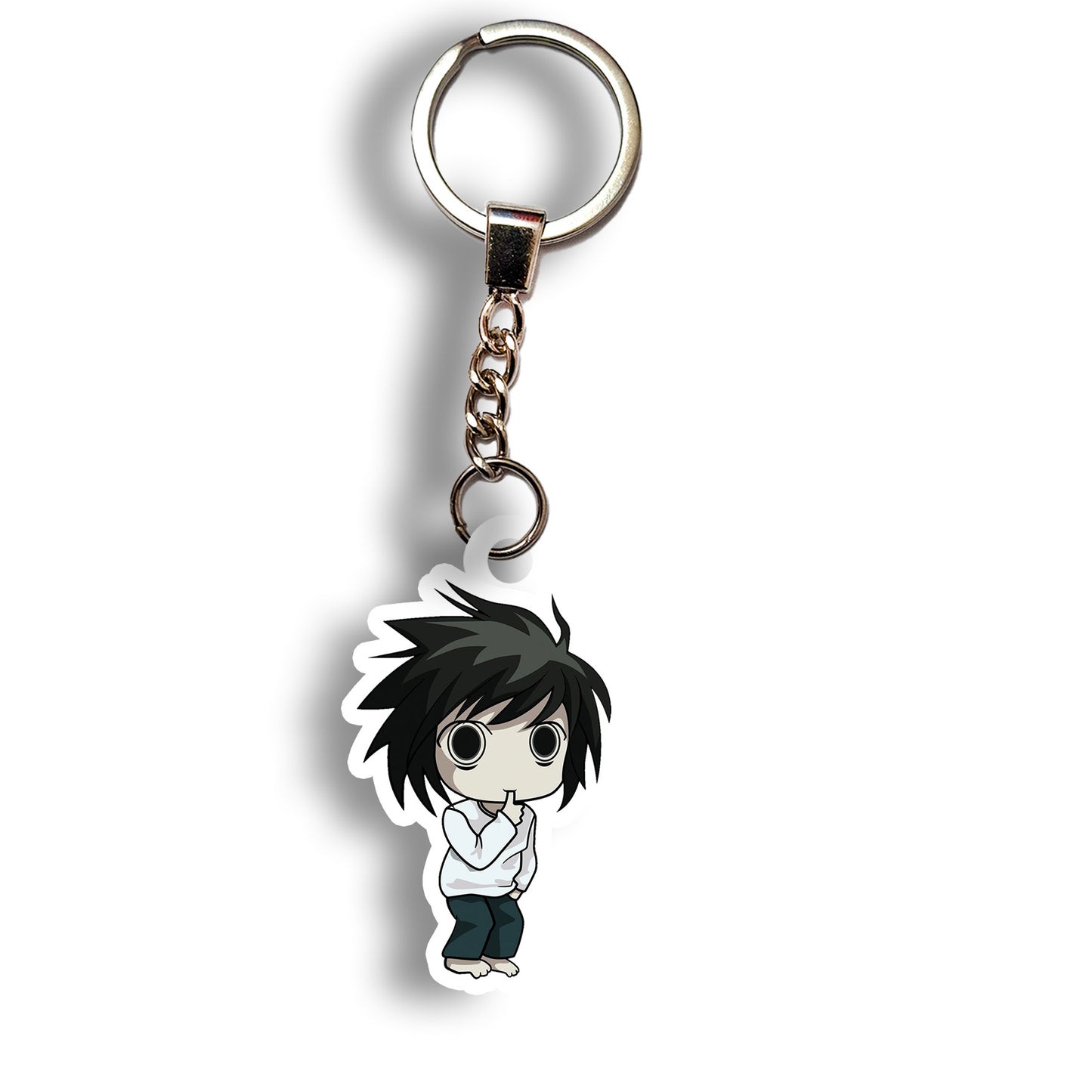 Chibi L โ Sweet Tooth Sleuth Keychain