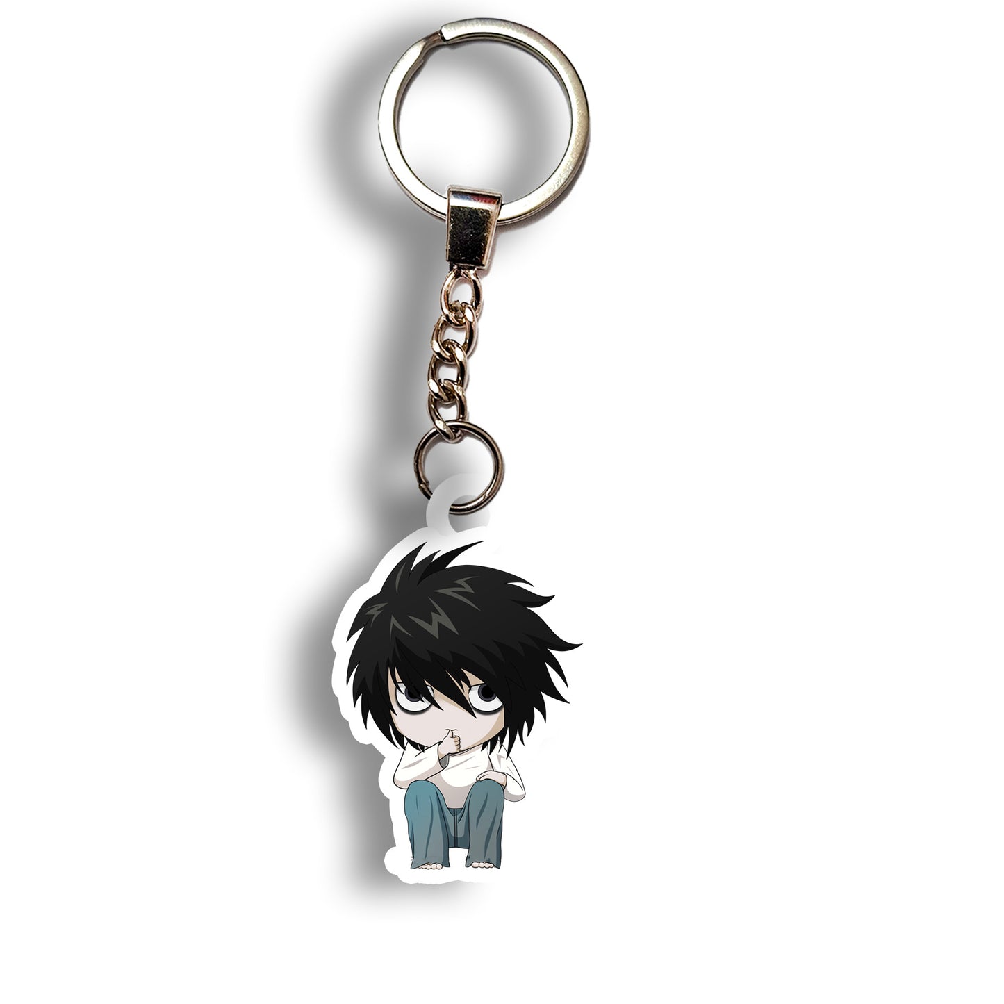 Chibi L โ Sweet Tooth Sleuth Keychain 2