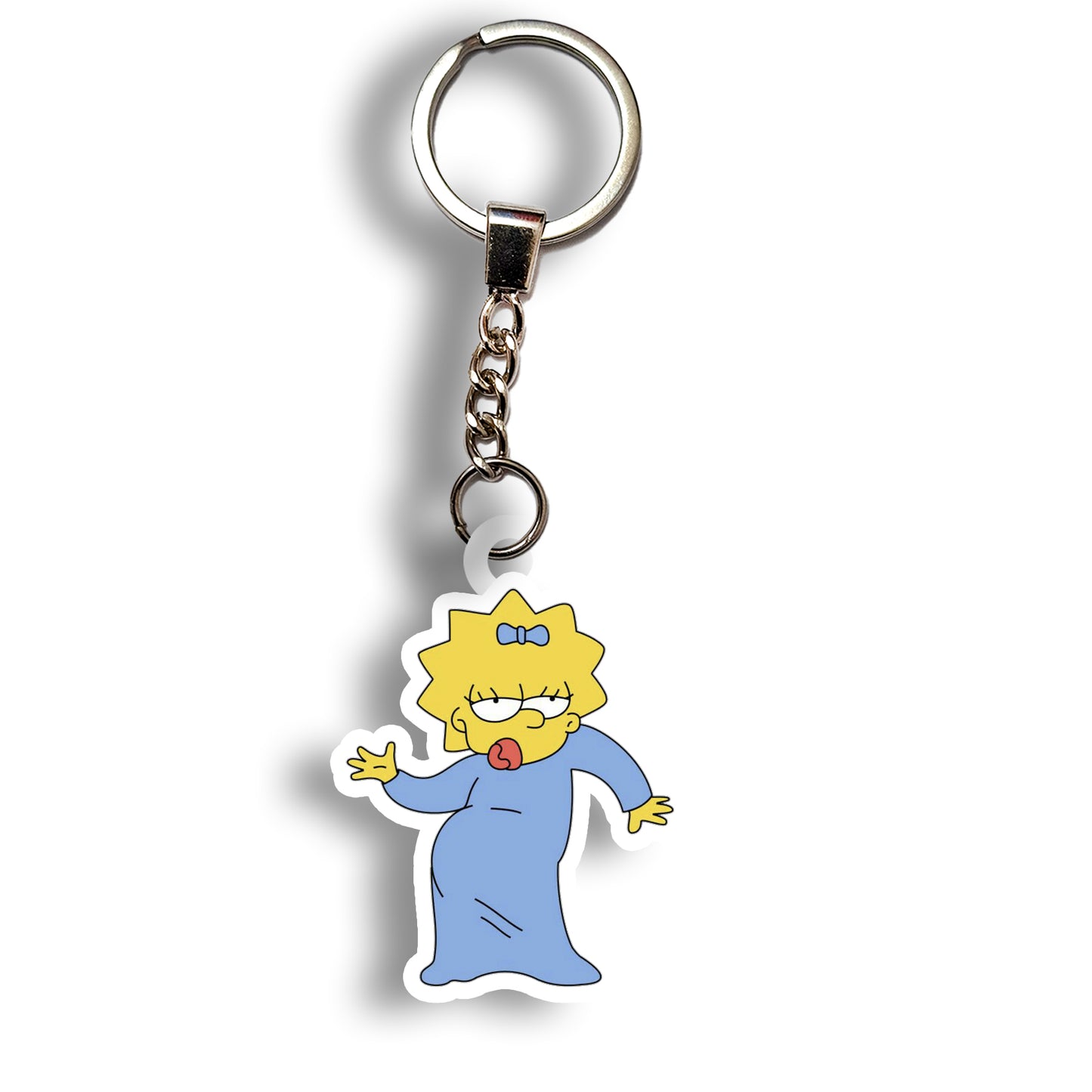Maggie Simpson keychain