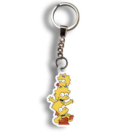 Bart, Lisa & Maggie keychain