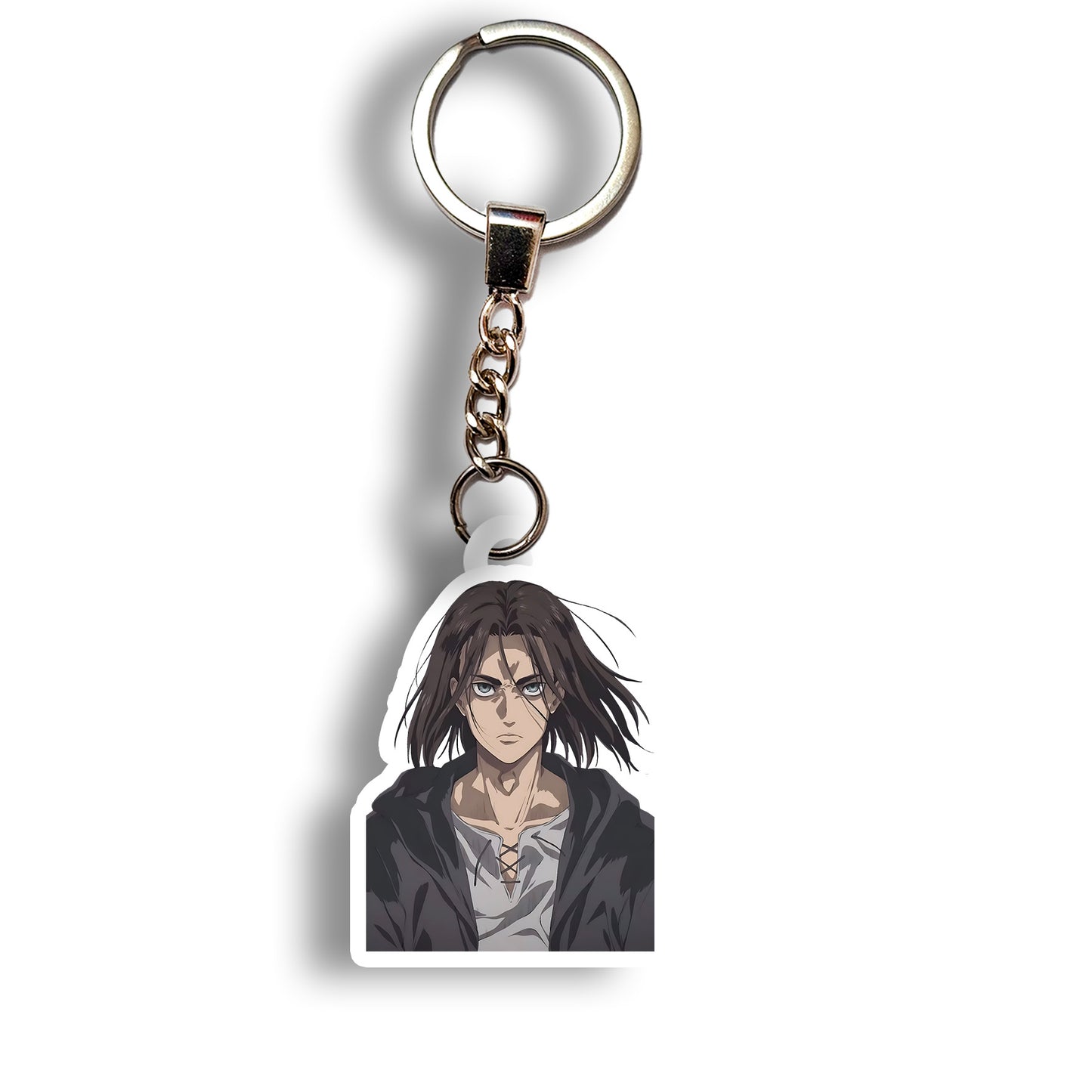 Old Eren Yeager Keychain