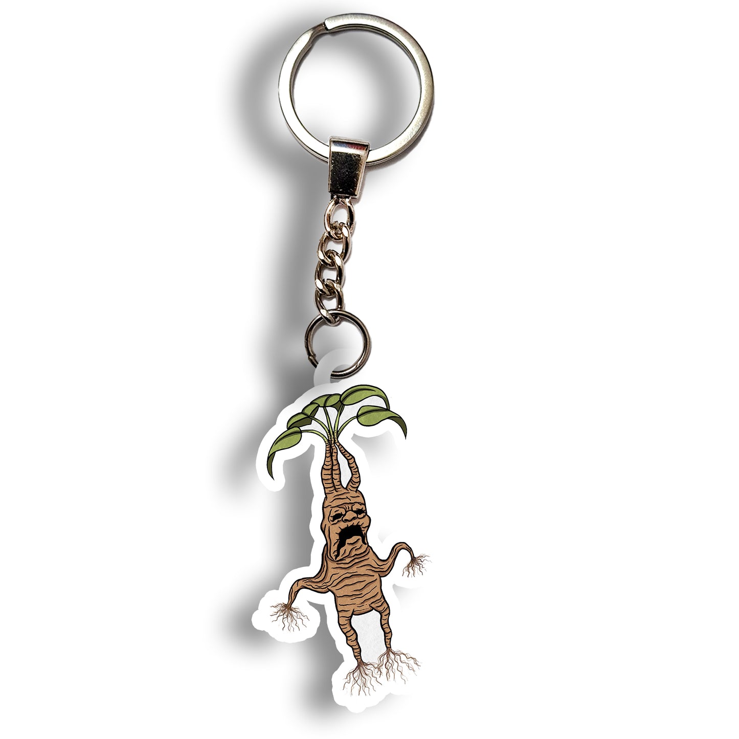 Mandrake Grass keychain