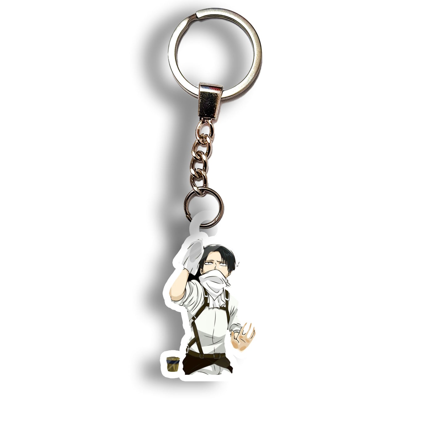 Levi Ackerman Cleaning Keychain