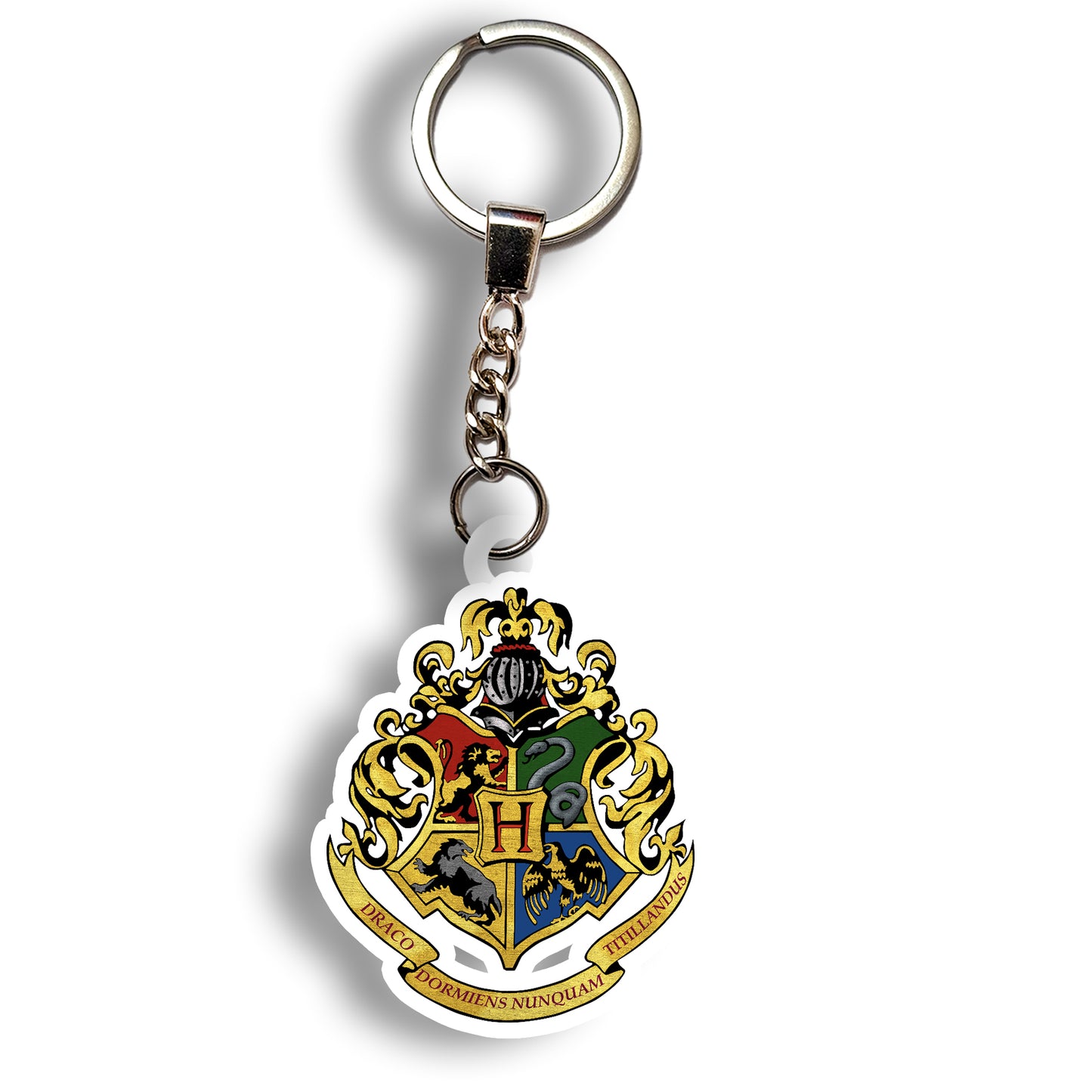 Hogwarts Logo keychain 2