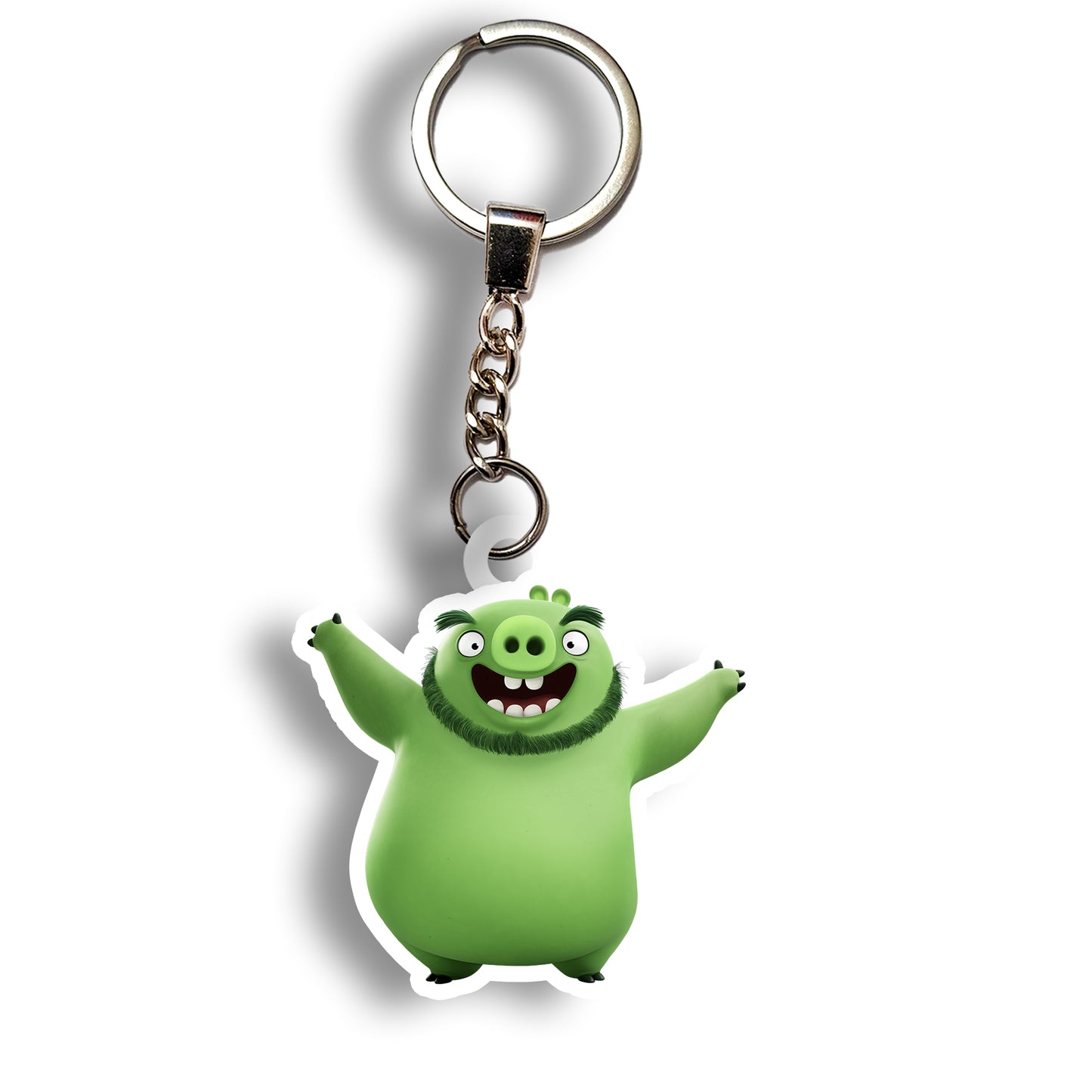 Leonard (Angry Birds) keychain