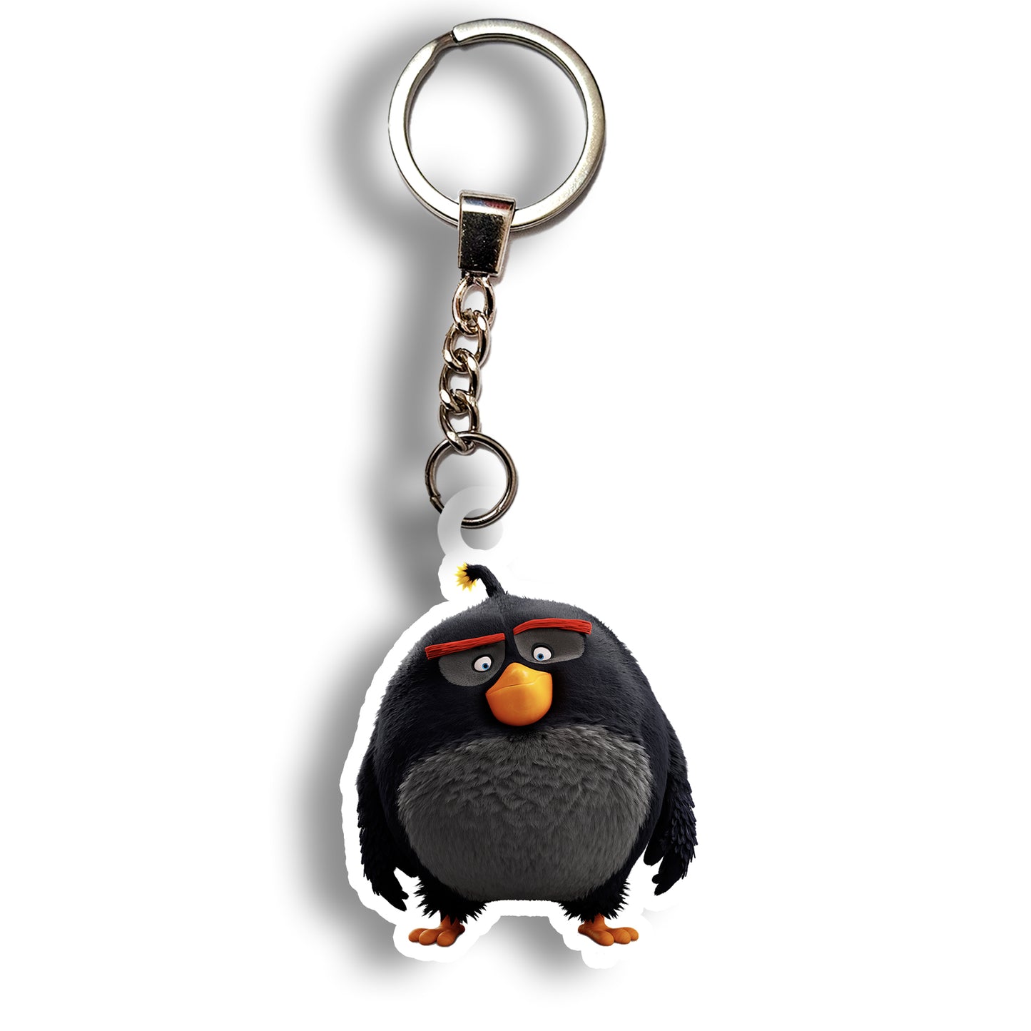 Bomb (Angry Birds) keychain