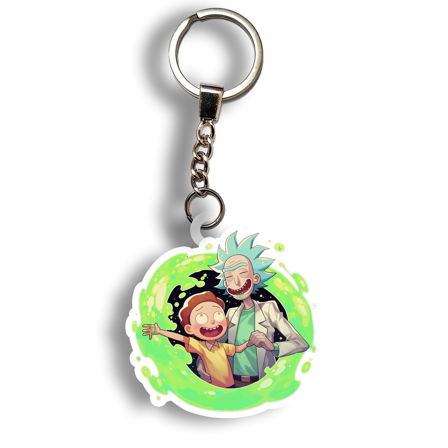 Rick & Morty keychain 11 (anime)