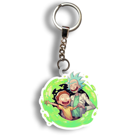 Rick & Morty keychain 11 (anime)