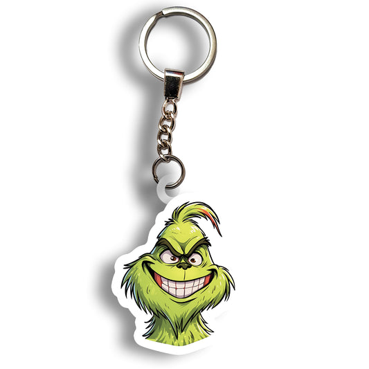 Grinch keychain