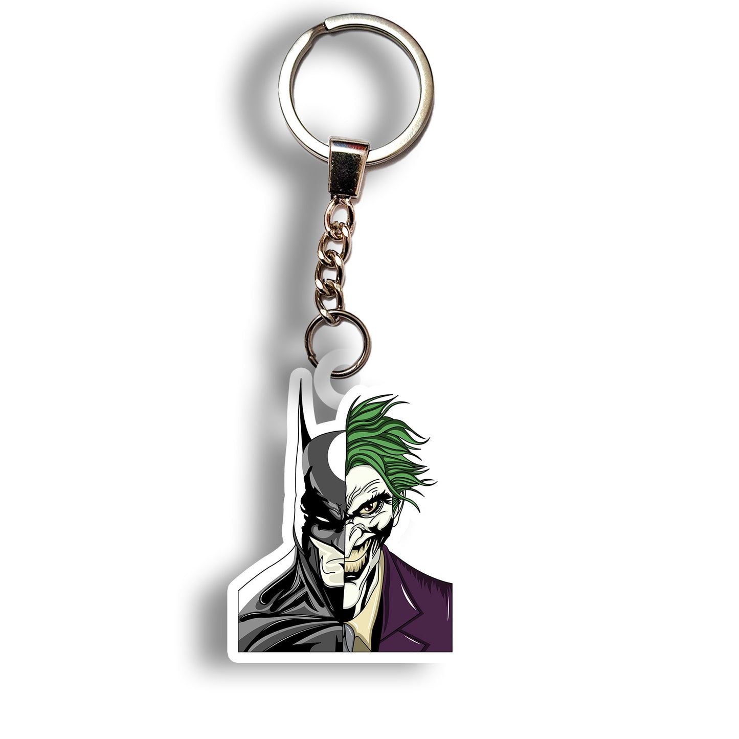 Batman vs Joker keychain