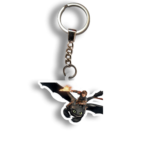 Hiccup & Toothless keychain 2