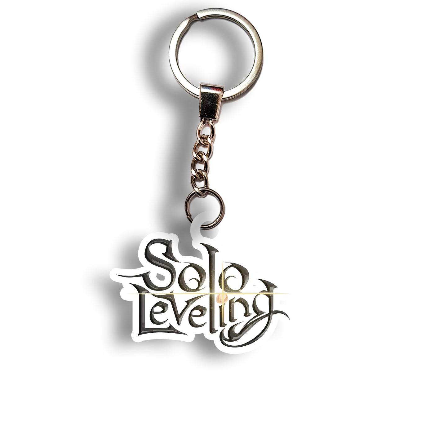 Solo Leveling logo keychain