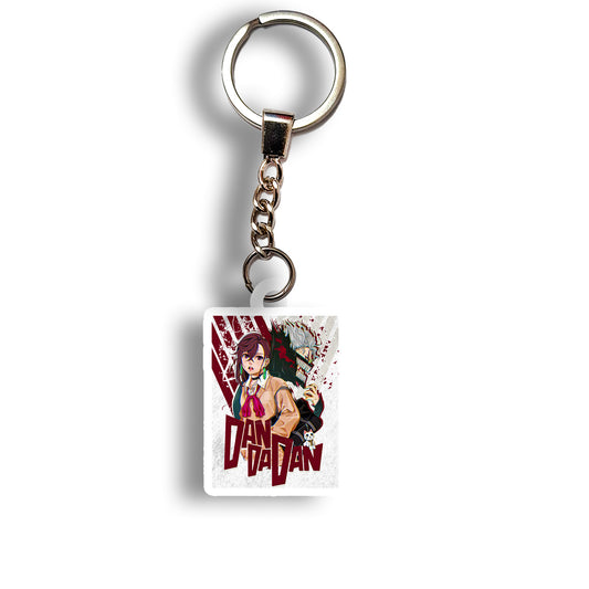 Momo & Okarun – Dynamic Duo Keychain