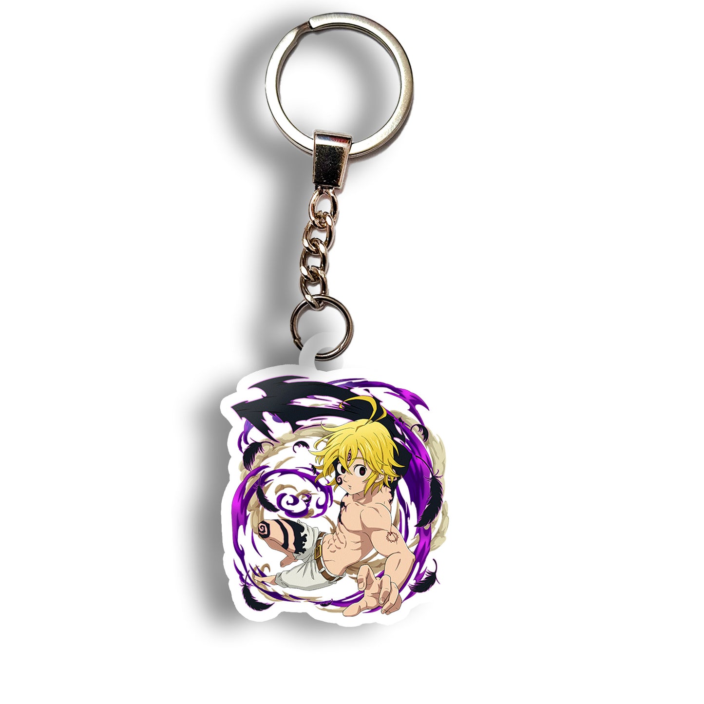 Meliodas with Demon Form keychain