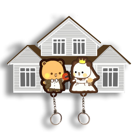 Milk & Mocha Bears Keychain Holder