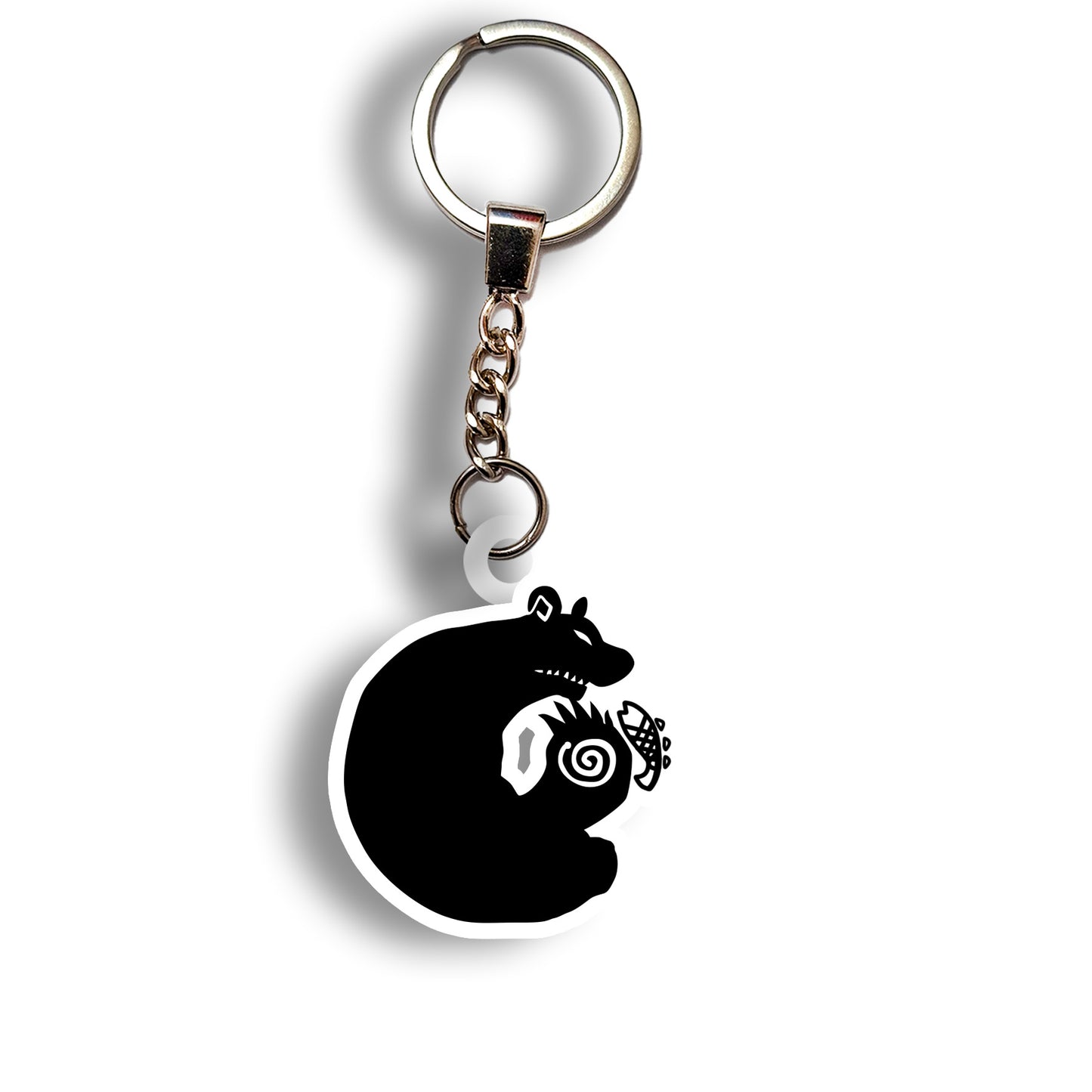 King Grizzly Symbol keychain