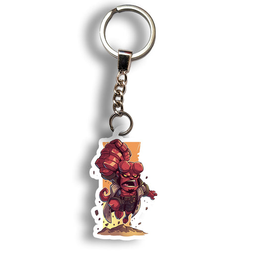 Hellboy keychain