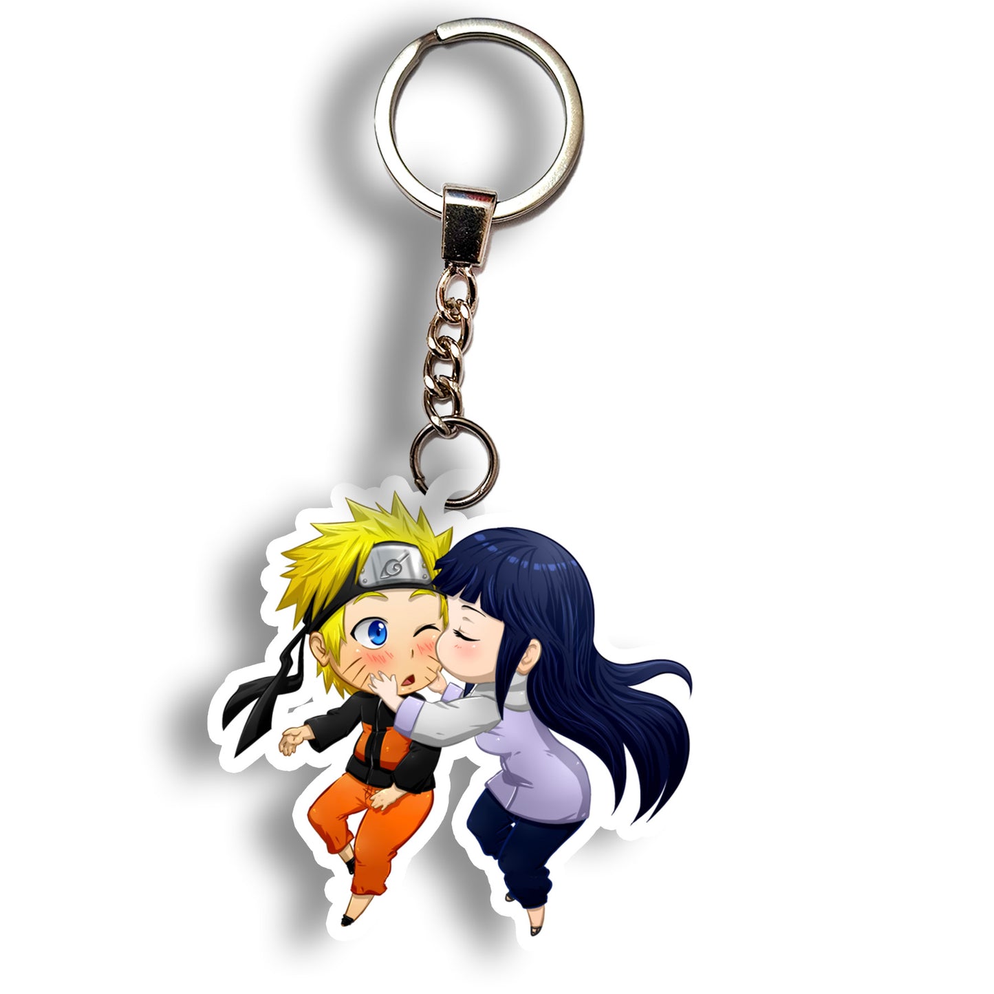 Chibi Hinata & Naruto keychain