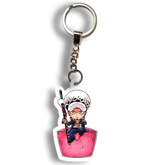 Chibi Trafalgar D. Water Law keychain
