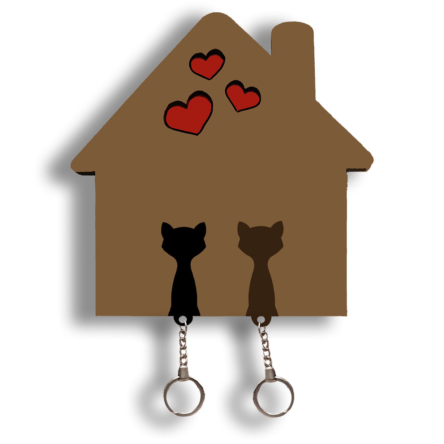 Cats Keychain Holder