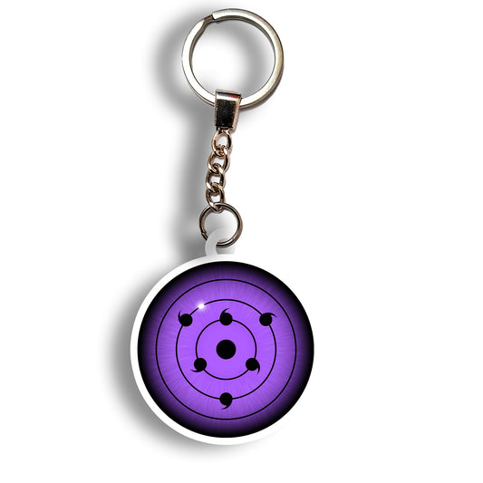 Sasuke Rinnegan Eye Symbol keychain