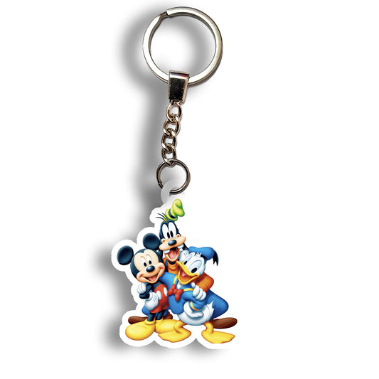 Mickey, Donald & Goofy keychain