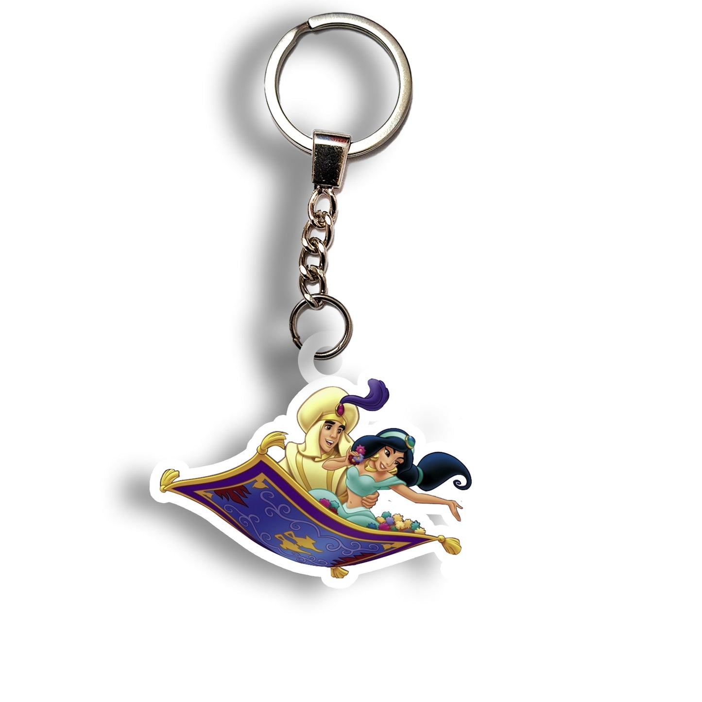 Prince Aladdin & Jasmine keychain