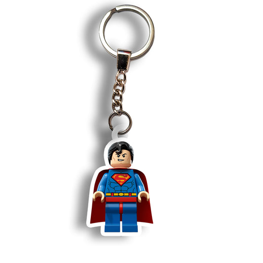 Superman LEGO keychain