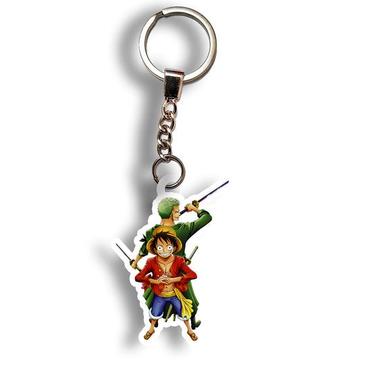 Luffy & Zoro keychain