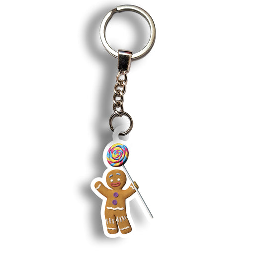 Gingerbread Man keychain