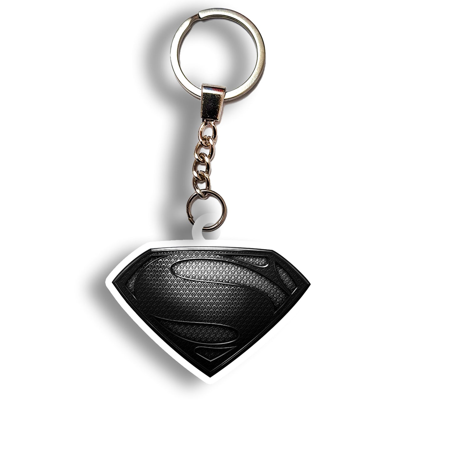 Superman Black Symbol keychain