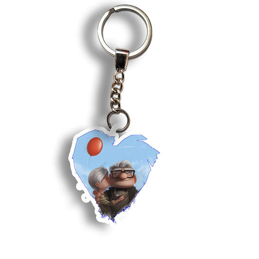 Carl & Ellie keychain