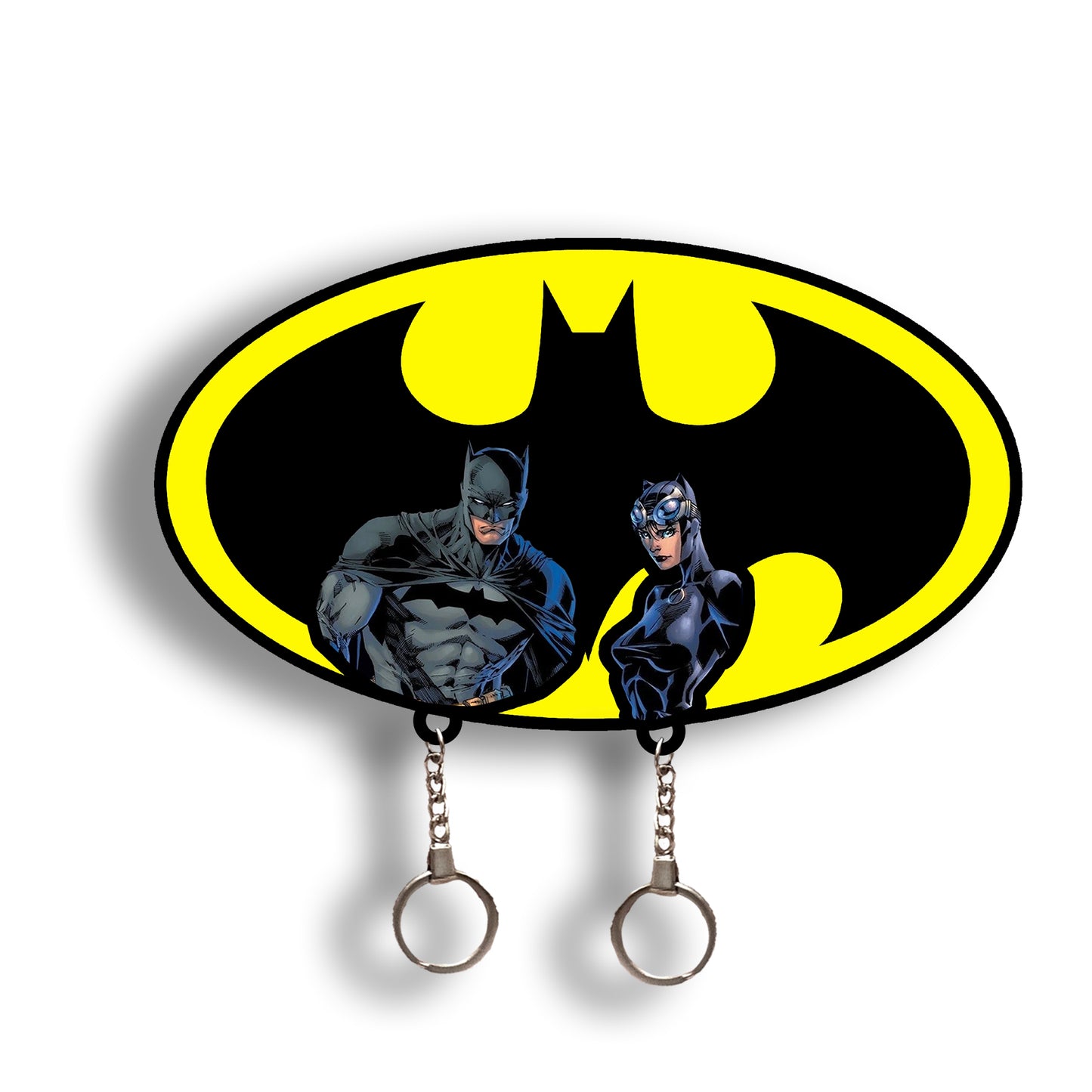 Batman & Catwoman Keychain Holder 01
