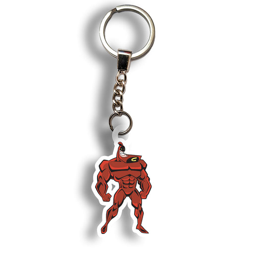 The Crimson Chin keychain