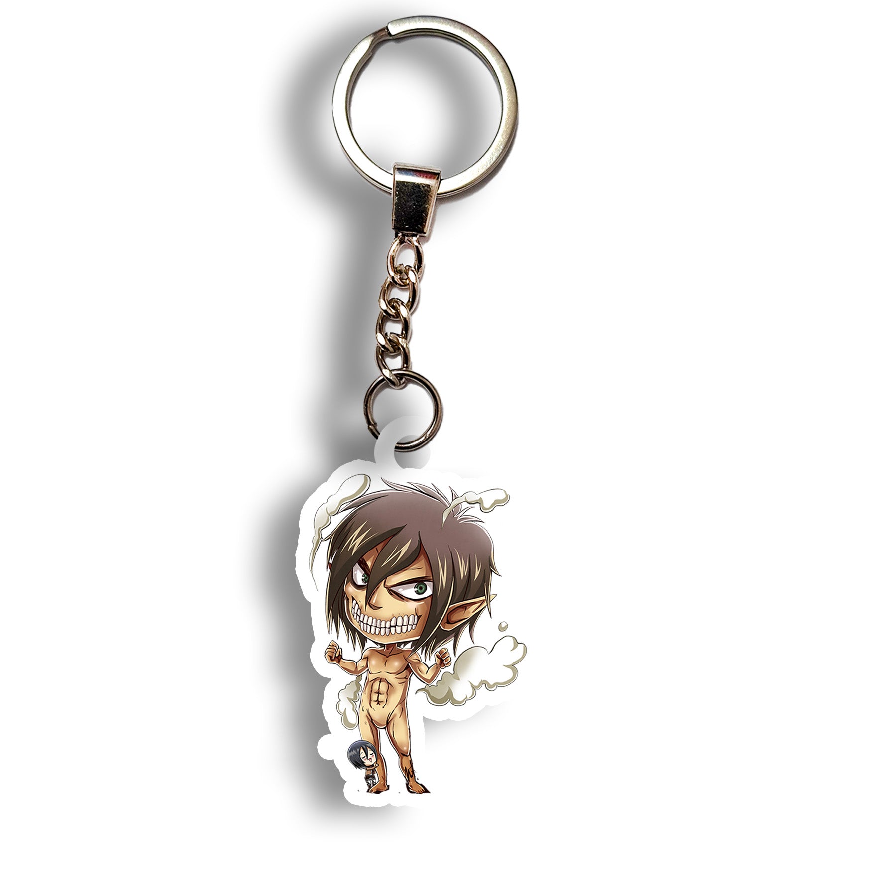 Eren Yeager Chibi Titan Keychain – Art Tone
