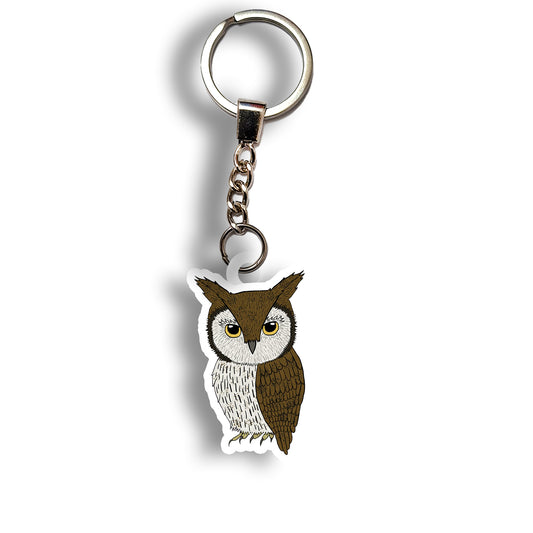 Brown Owl keychain